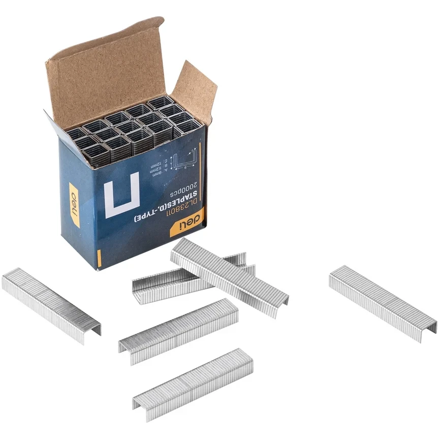 Скобы Deli DL238011 - фото 2