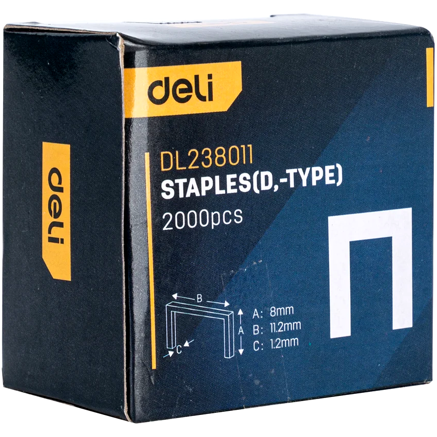 Скобы Deli DL238011 - фото 5