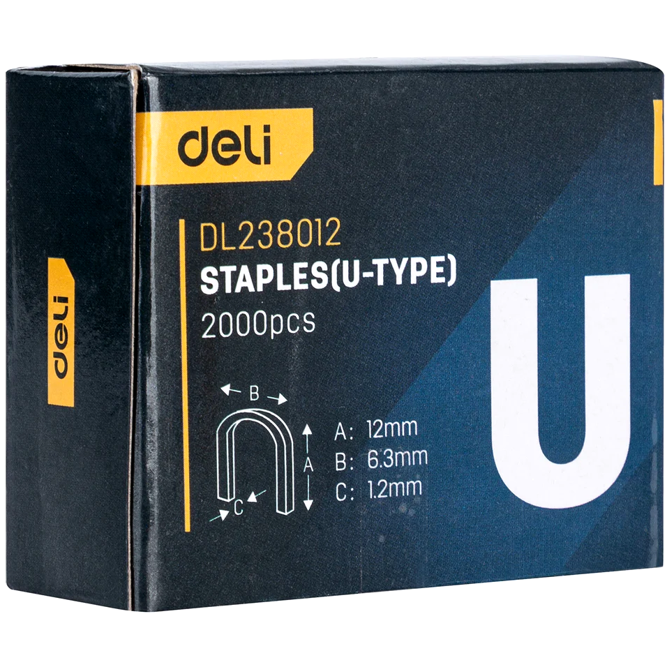 Скобы Deli DL238012 - фото 5