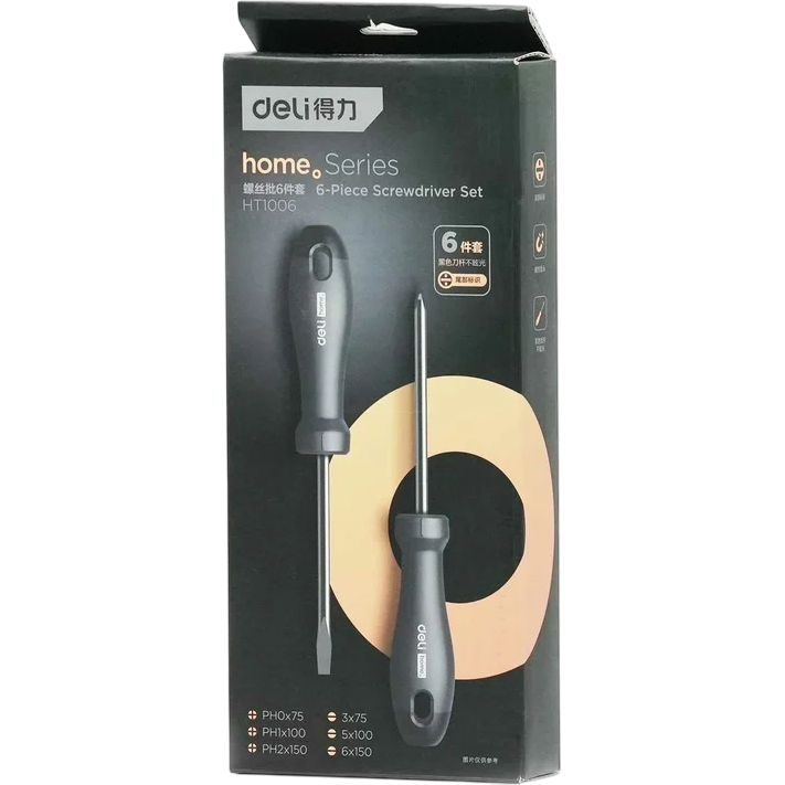 Набор отвёрточный Deli HT1006 - фото 3