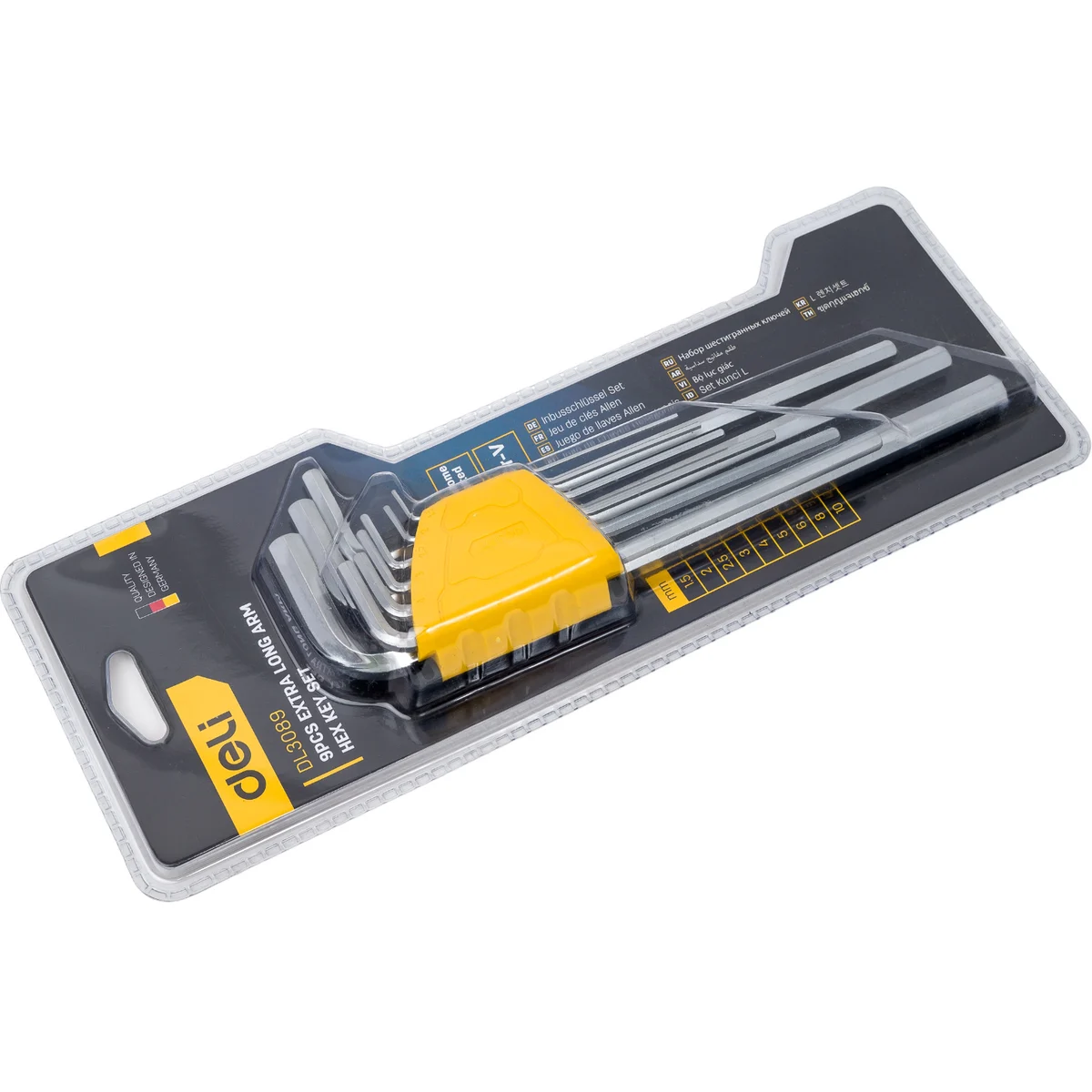 Набор шестигранных ключей Deli DL3089 - фото 4