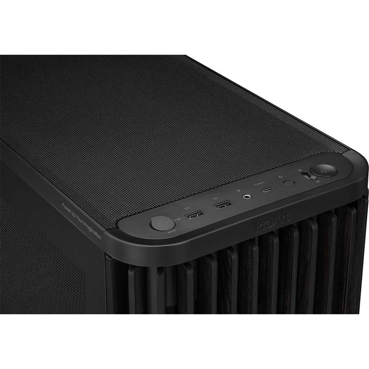 Корпус ASUS ProArt PA401 Wood Edition Mesh Panel Black - 90DC00M0-B39040 - фото 6