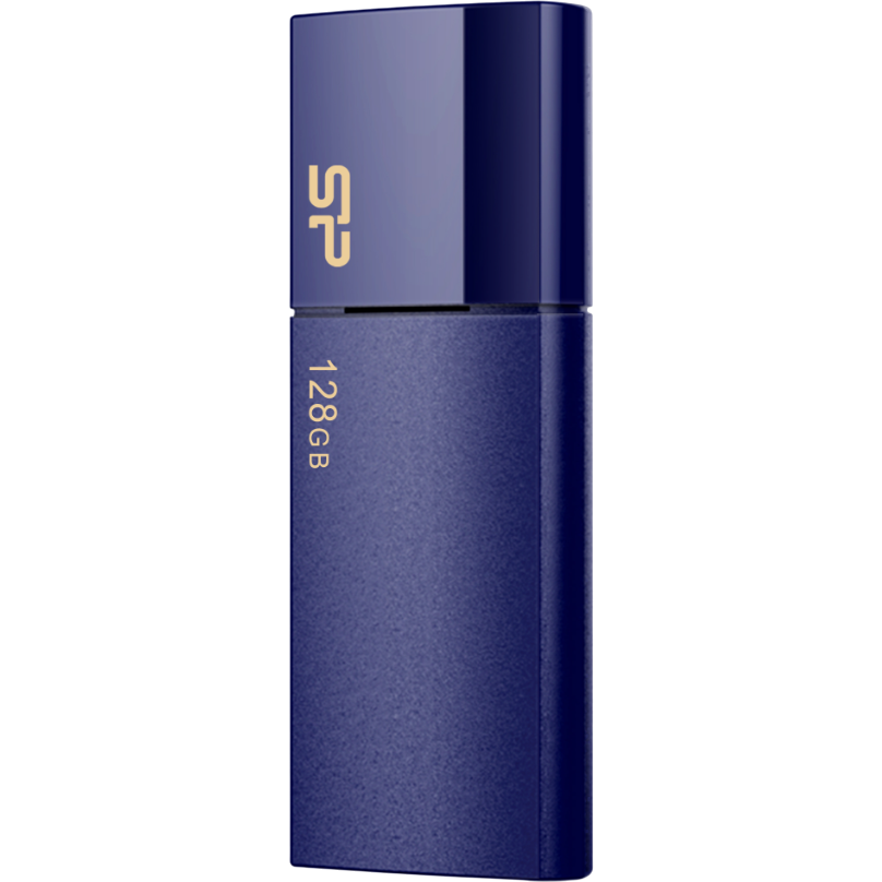 USB Flash накопитель 128Gb Silicon Power Blaze B05 Blue (SP128GBUF3B05V1D)