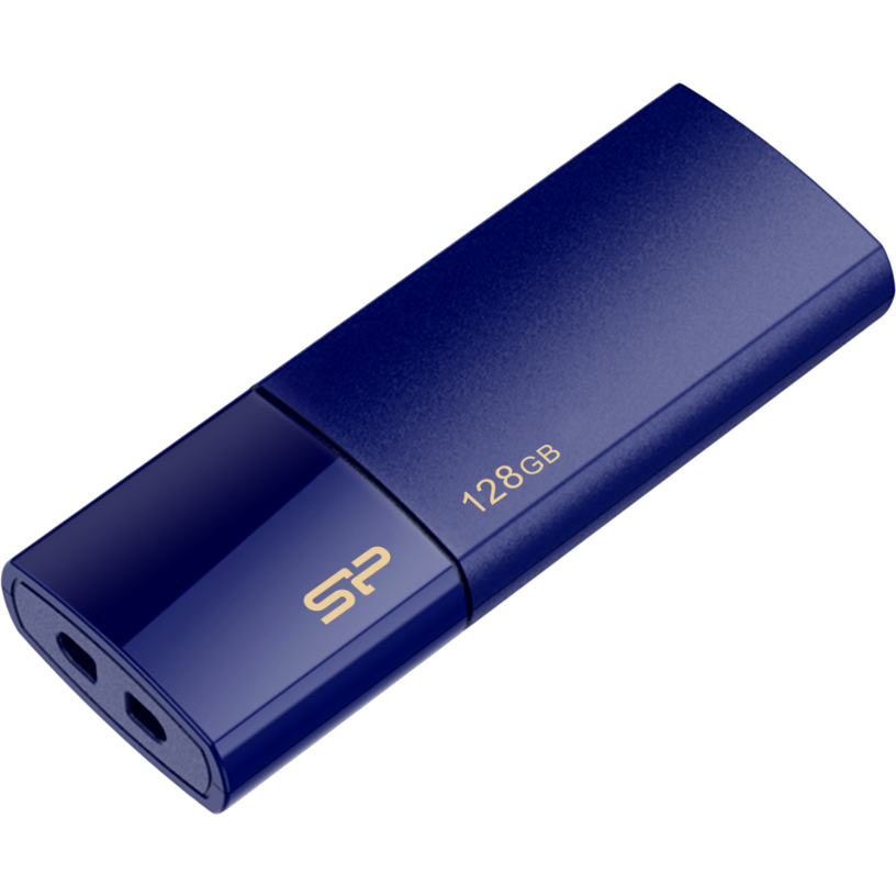 USB Flash накопитель 128Gb Silicon Power Blaze B05 Blue (SP128GBUF3B05V1D) - фото 2