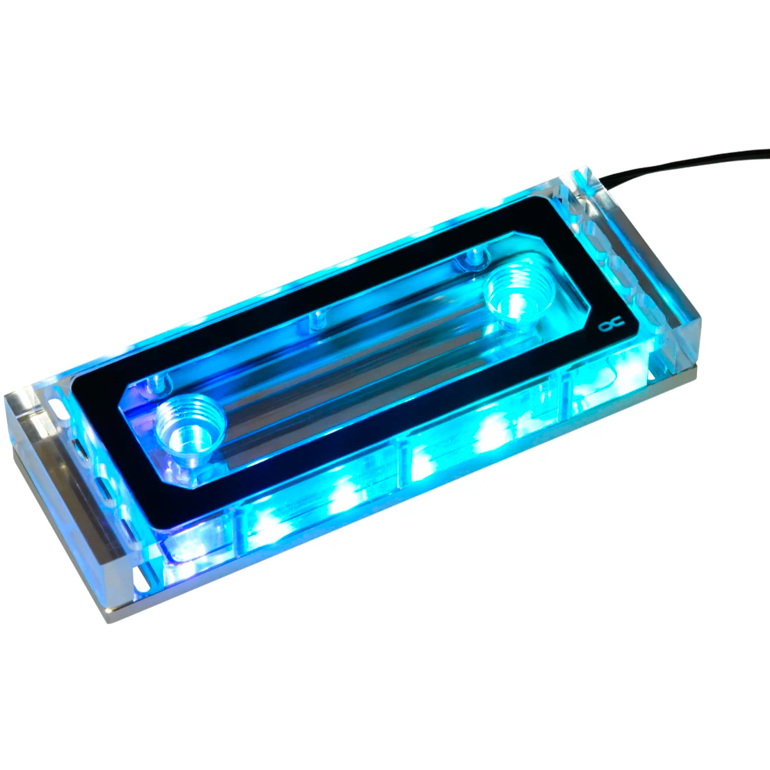 Водоблок для оперативной памяти Alphacool Aurora Acryl X4 D-RAM Water Cooler (17467)