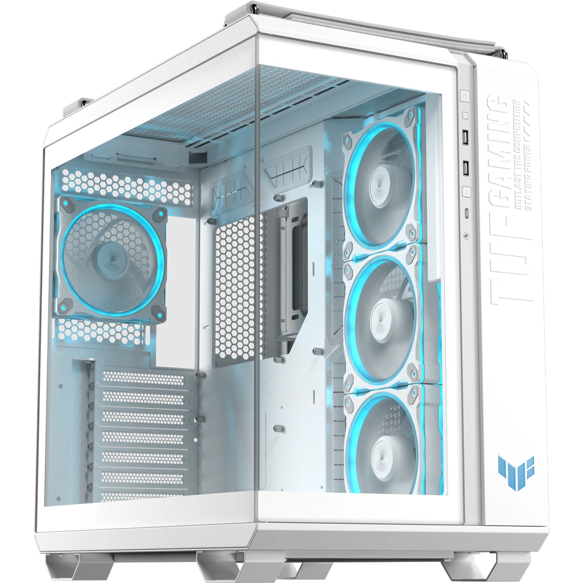 Корпус ASUS TUF Gaming GT502 Horizon ARGB White - 90DC0093-B19010