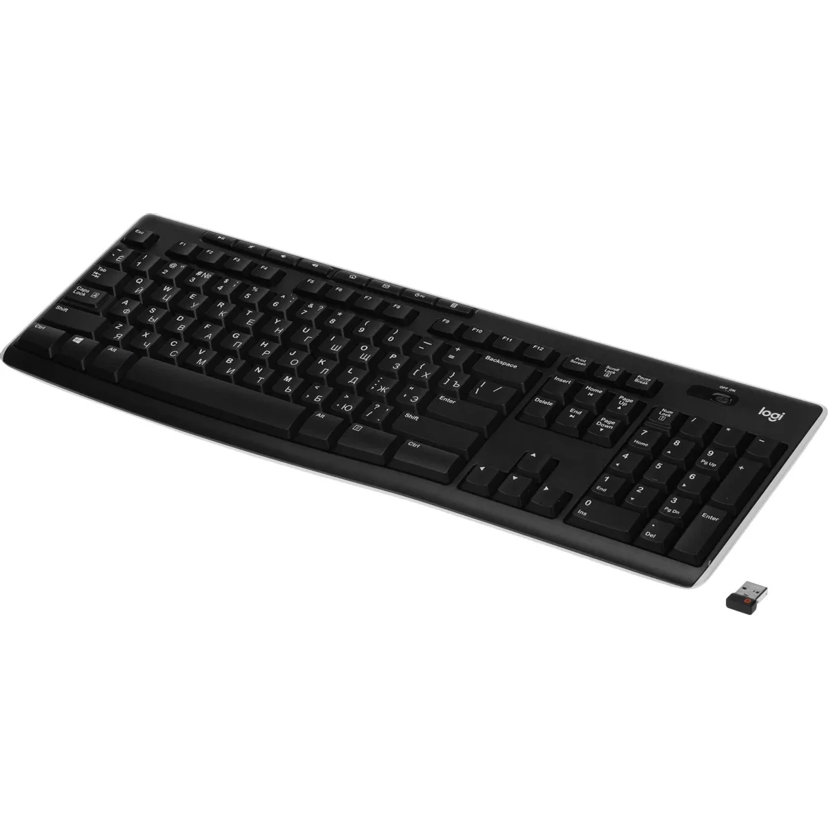 Клавиатура Logitech K270 Wireless Keyboard Black (920-003058) - фото 2
