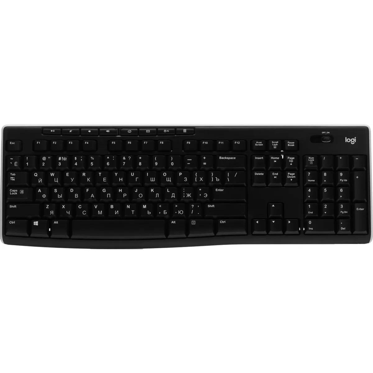 Клавиатура Logitech K270 Wireless Keyboard Black (920-003058)