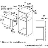 Встраиваемая микроволновая печь Bosch BEL554MB2
