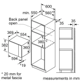 Встраиваемая микроволновая печь Bosch BEL554MB2