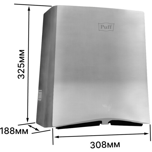 Сушилка для рук Puff 8835 - 1401.386 - фото 4