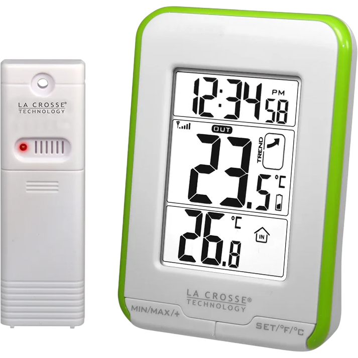 Термометр La Crosse WS6810 White/Green - WS6810W-GREEN