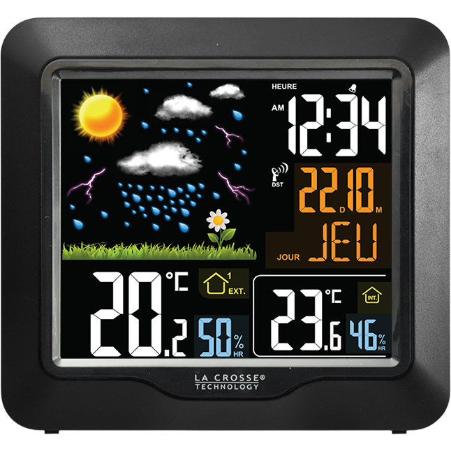 Метеостанция La Crosse WS6820 Black - фото 2