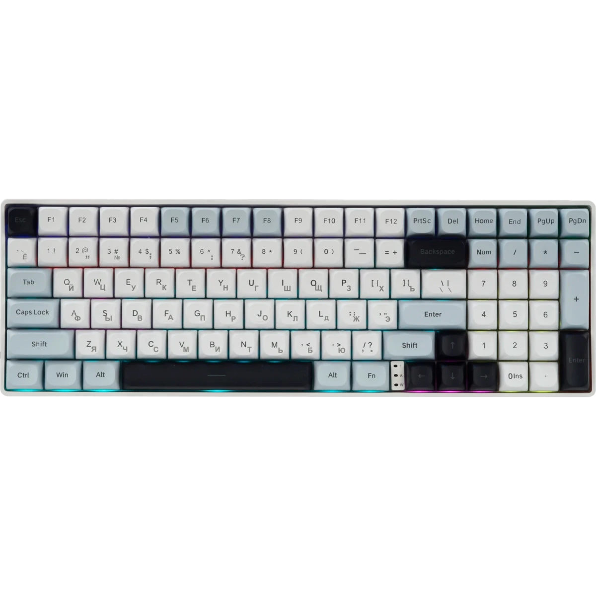 Клавиатура AULA S100Pro Blue-White-Black
