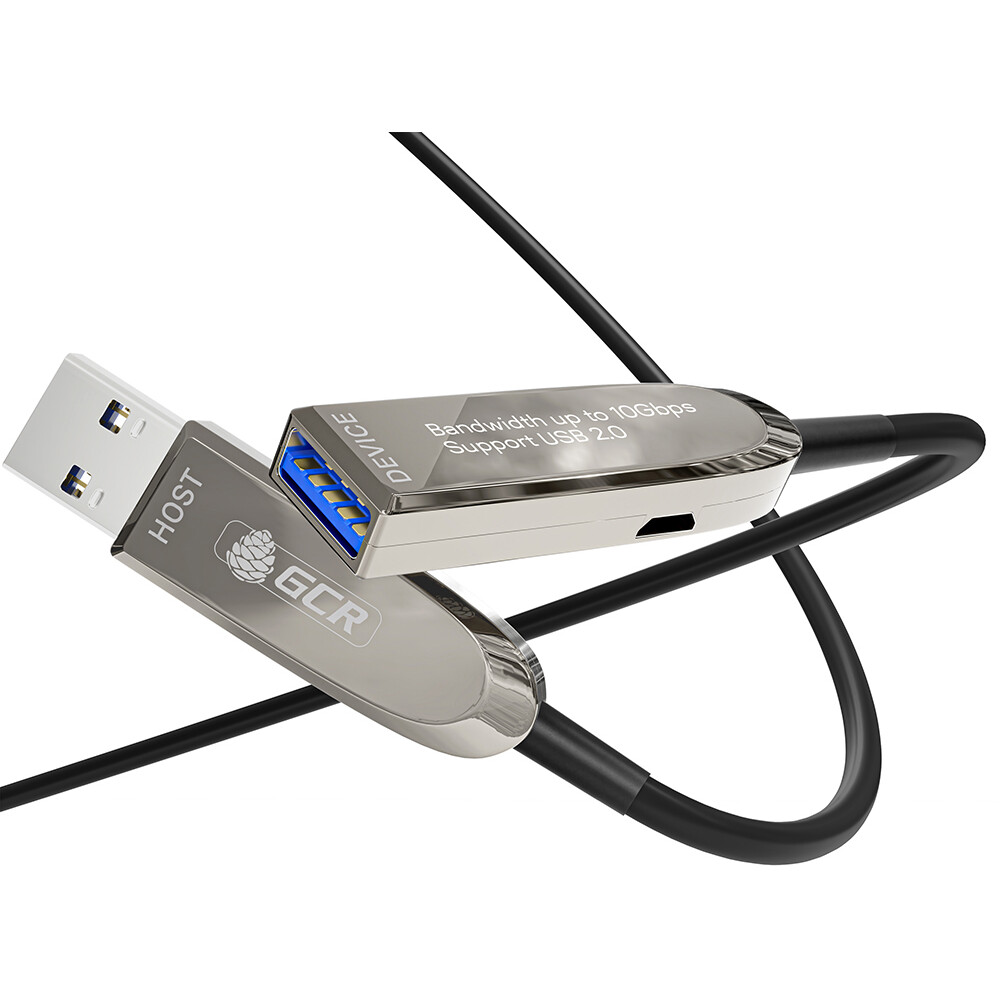 Кабель удлинительный USB A (M) - USB A (F), 20м, Greenconnect GCR-56684 - фото 5