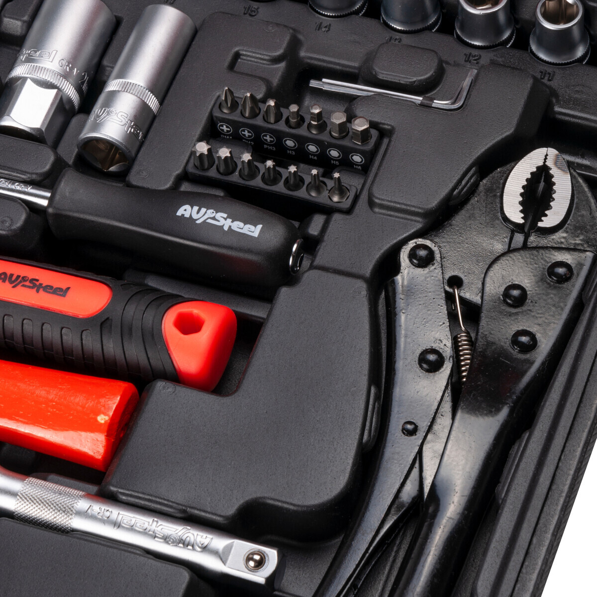 Набор инструментов AV Steel AV-011072 - фото 3