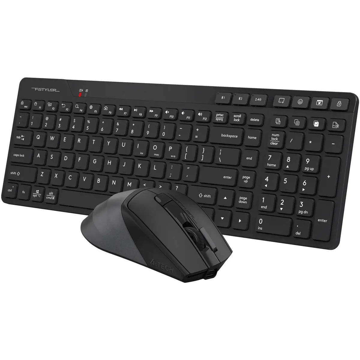 Клавиатура + мышь A4Tech Fstyler FB2800C Air2 Black - фото 3