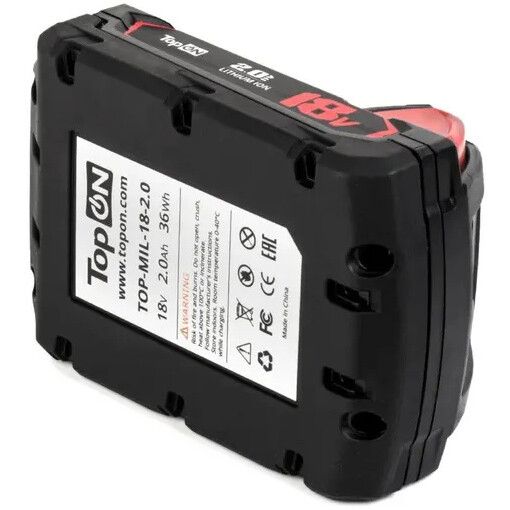Аккумулятор TopON TOP-MIL-18-2.0 - фото 3