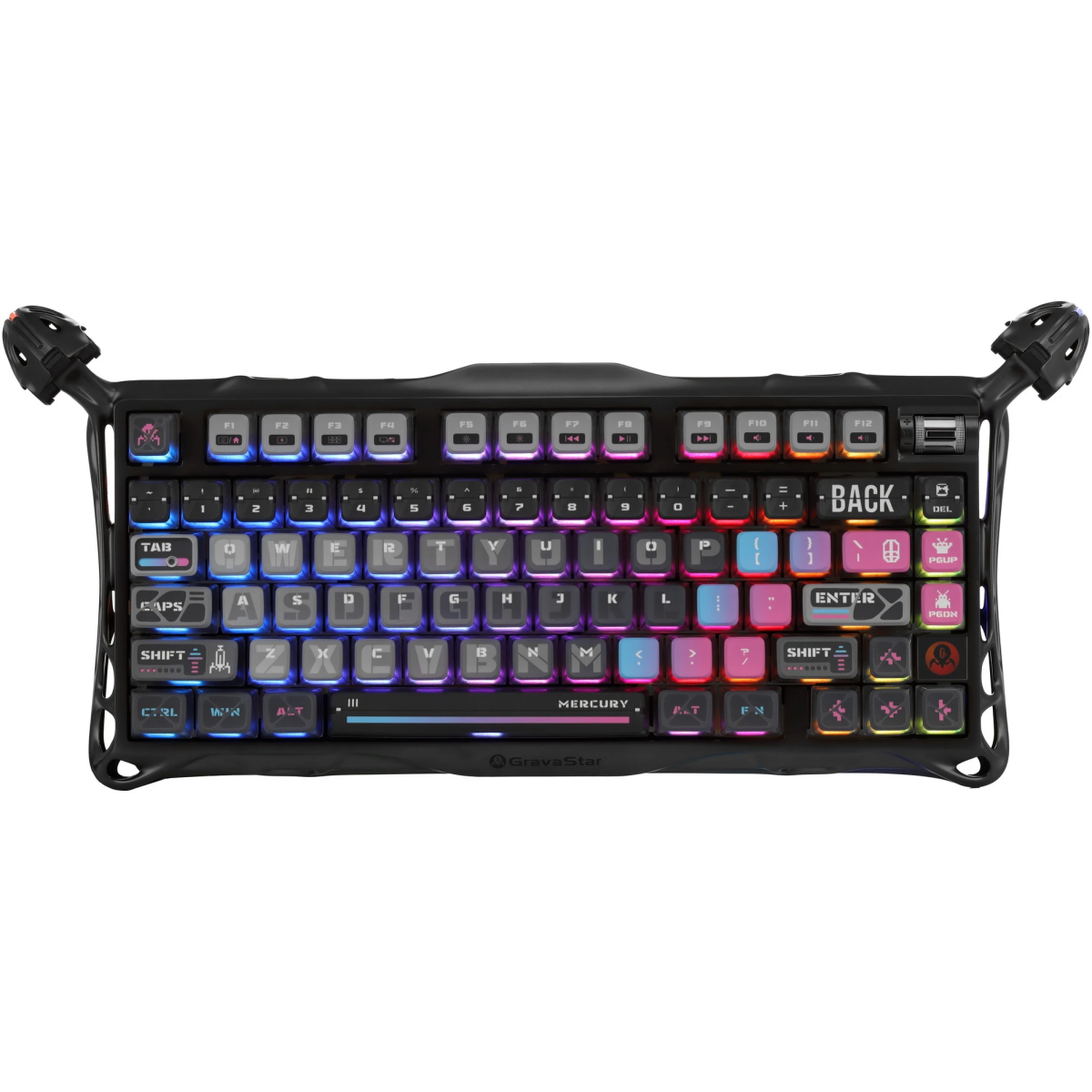 Клавиатура Gravastar Mercury K1 Pro Galaxy Black (без русской раскладки)
