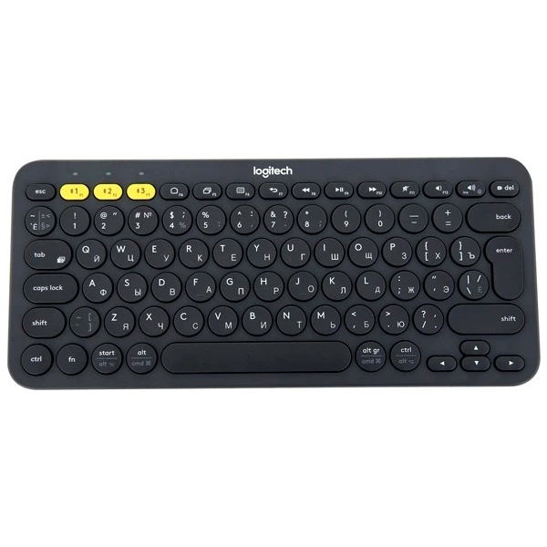 ..... Клавиатура Logitech K380 Wireless Keyboard Dark Grey (920-007584) (10w8) Б/У - 920-007584/920-007590