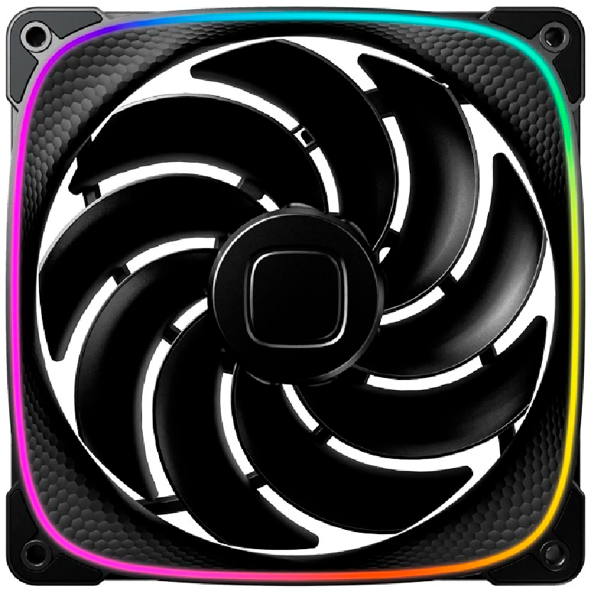 ..... Вентилятор для корпуса Geometric Future Squama 2503RB-14 Reverse Black (1397) Б/У - 1F2503R114000