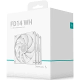 ..... Вентилятор для корпуса DeepCool FD14 White (3 шт.) (0335) Б/У (FD14 WH-3 IN 1)