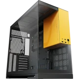 ..... Корпус Geometric Future Model 5 ARGB Black/Yellow Б/У повреждена задняя стенка и верхняя панель (1AM5WKBY01100)