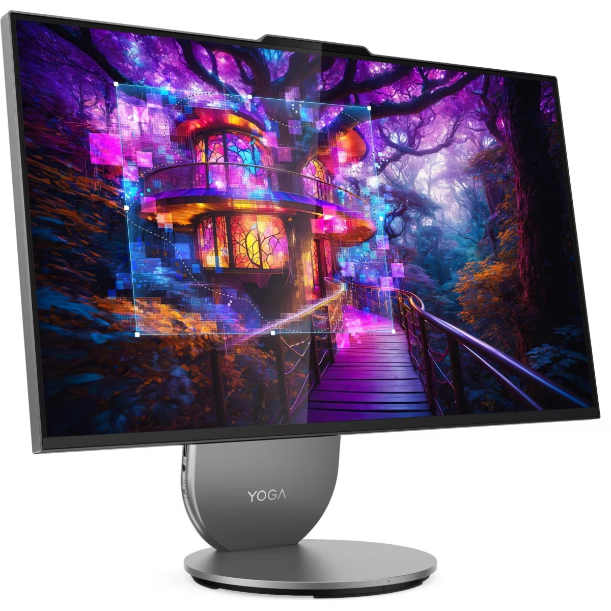 Моноблок Lenovo Yoga AIO 27IAH10 Luna Grey (F0J20046RU) - фото 2