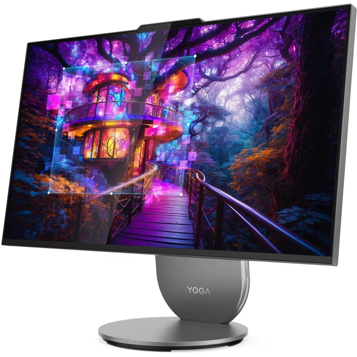 Моноблок Lenovo Yoga AIO 27IAH10 Luna Grey (F0J20046RU) - фото 3