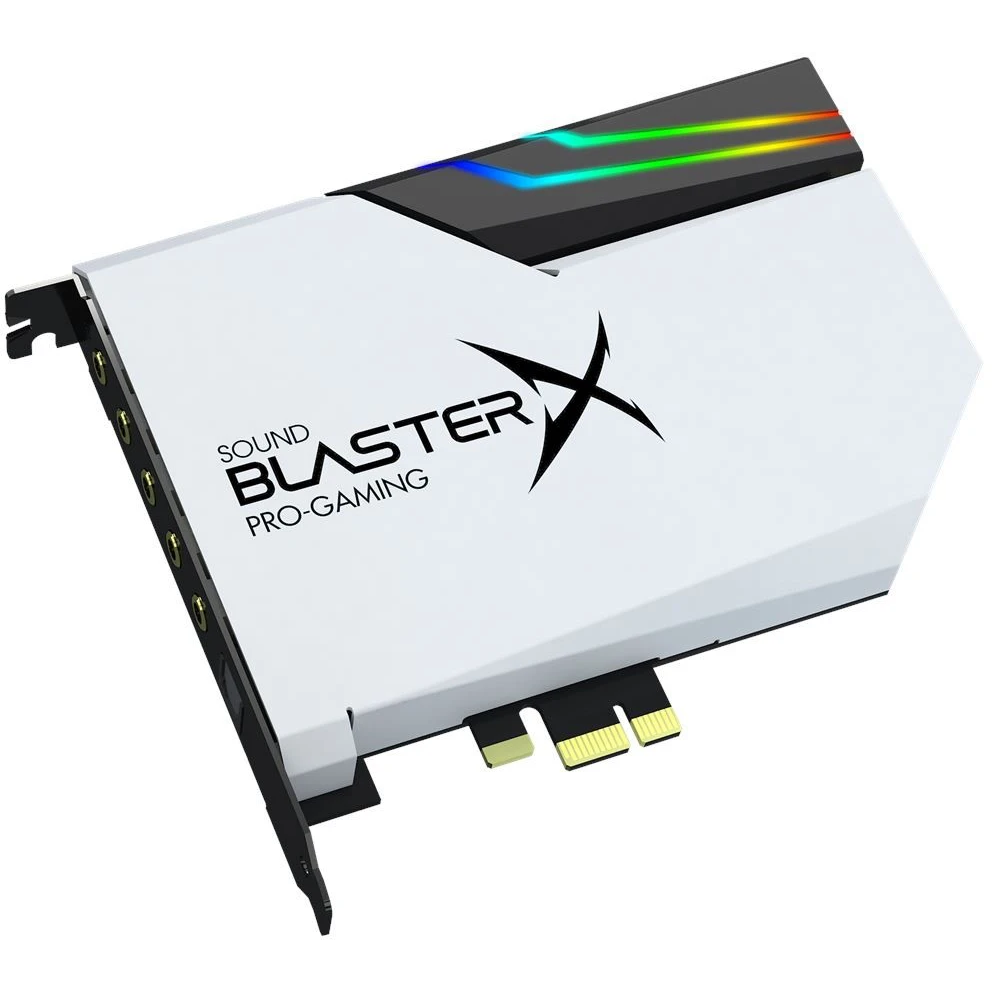 ..... Звуковая карта Creative Sound BlasterX AE-5 Plus Pure Edition White (888f) Б/У - 70SB174000004