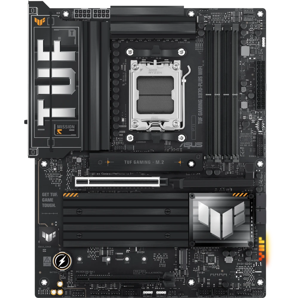 ..... Материнская плата ASUS TUF GAMING X870-PLUS WIFI (428L) из ремонта, ремонт сокета