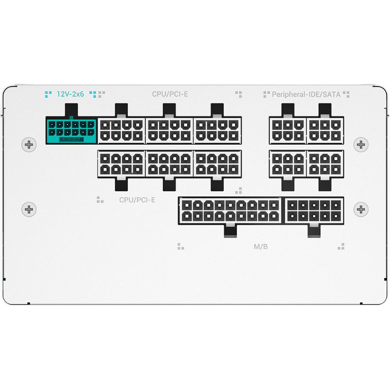 Блок питания 1000W GamerStorm (DeepCool) PQ1000G WH - фото 4