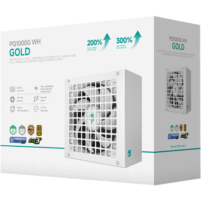 Блок питания 1000W GamerStorm (DeepCool) PQ1000G WH - фото 9