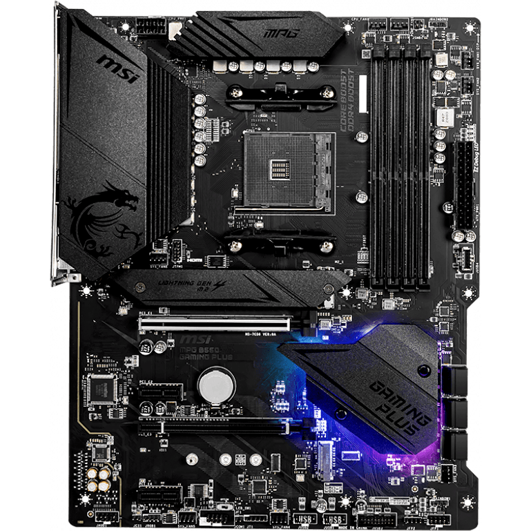 ..... Материнская плата MSI MPG B550 GAMING PLUS (4545) из ремонта