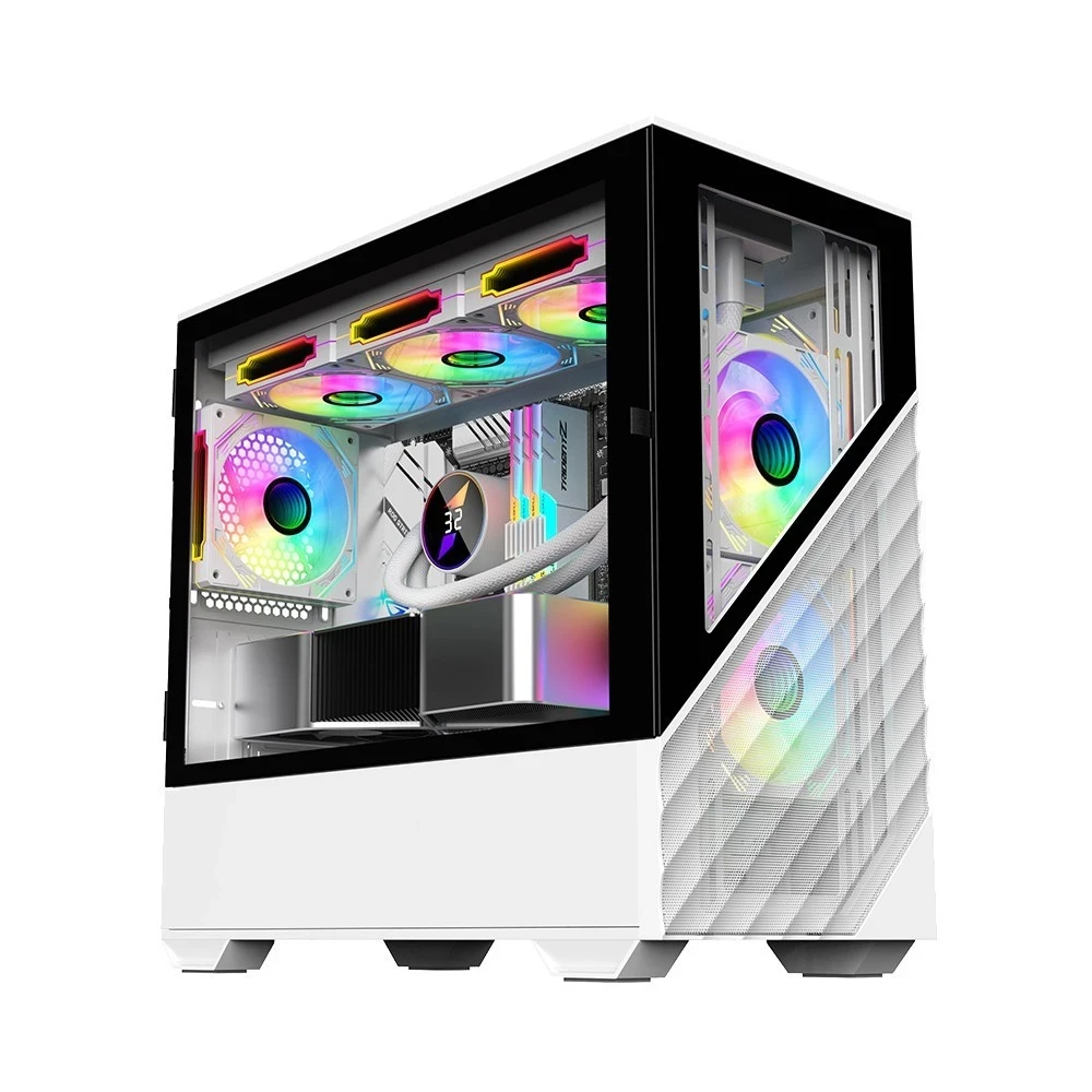 ..... Корпус 1STPLAYER DK D7 White (0077) Б/У - D7-WH-3F1-W