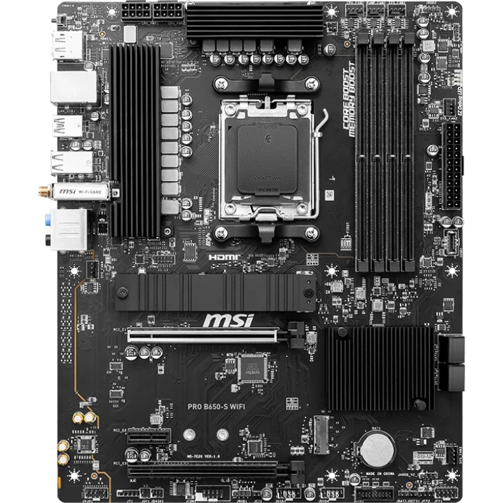 ..... Материнская плата MSI PRO B650-S WIFI ОЕМ (4726) Б/У