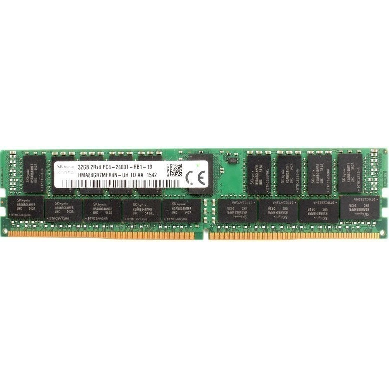 ..... Оперативная память 32Gb DDR4 2400MHz Hynix ECC Reg (HMA84GR7MFR4N-UH) OEM из ремонта