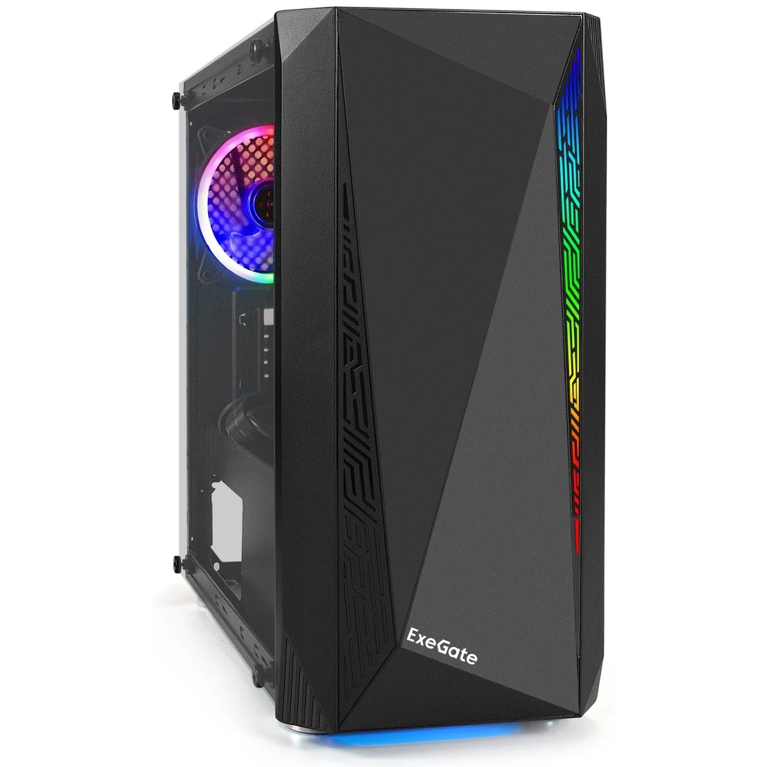 ..... Корпус ExeGate Mistery R2 Black Б/У без блока питания - EX294475RUS