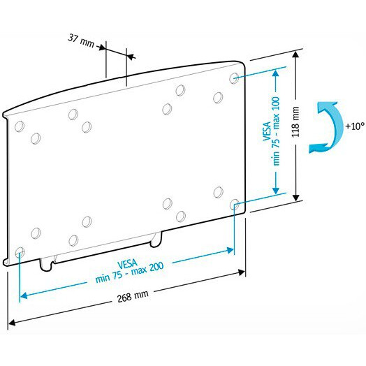 Кронштейн Holder LCDS-5061 Black - фото 3