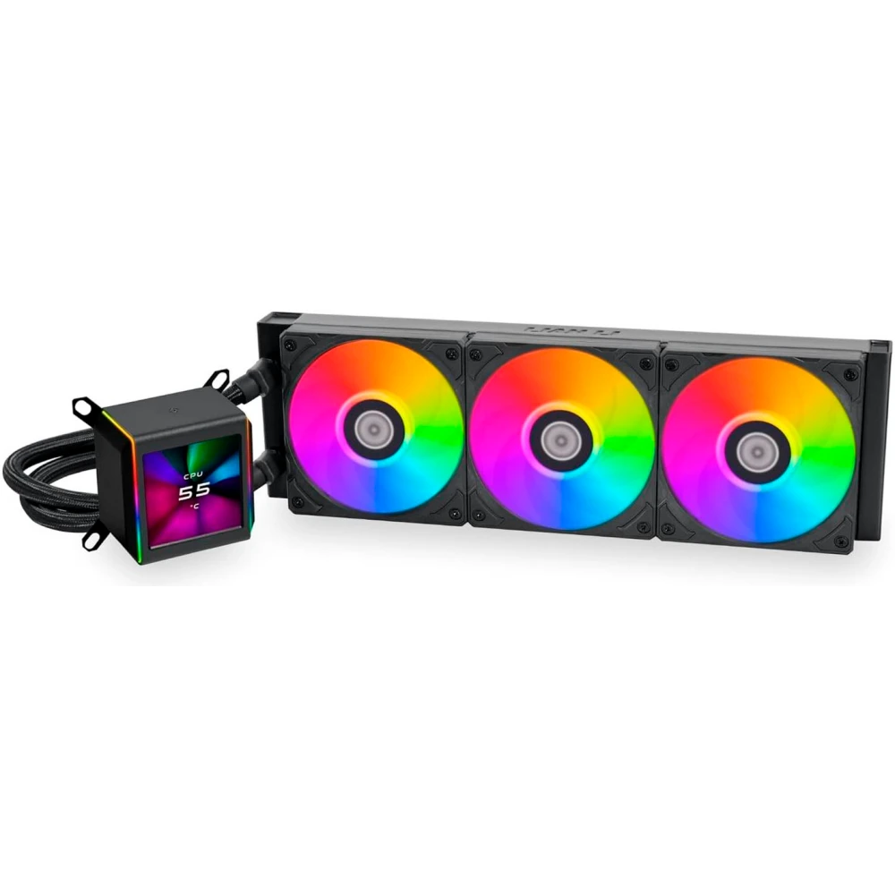 ..... Система жидкостного охлаждения Lian Li Galahad II LCD 360 Black (2052) Б/У - G89.GA2ALCD36B.(00/R0)
