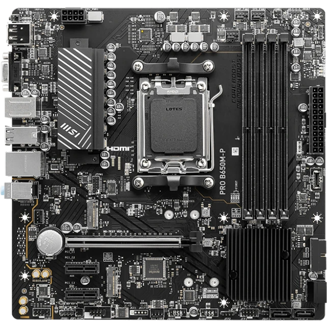 ..... Материнская плата MSI PRO B650M-P ОЕМ (0665) из ремонта