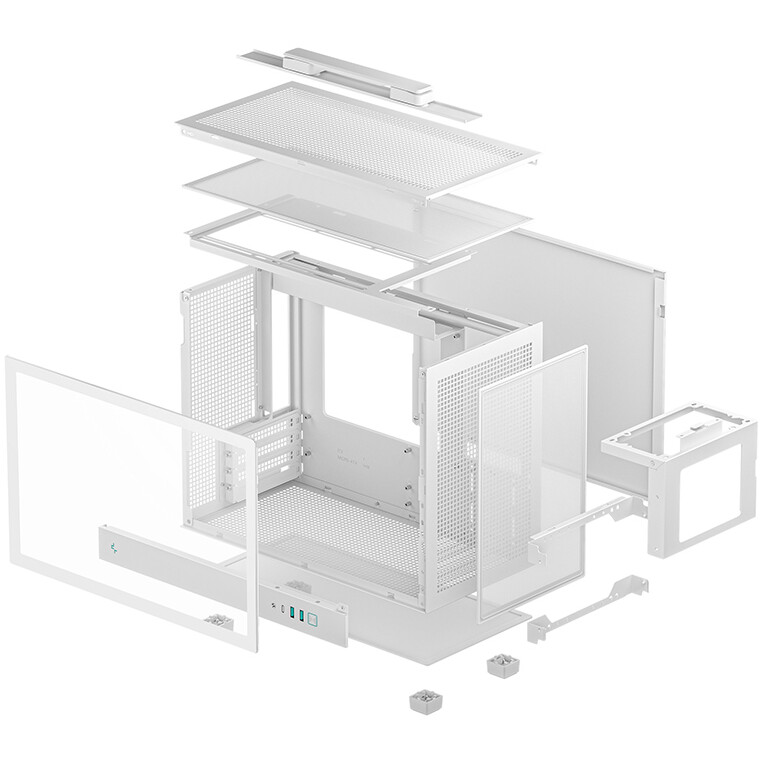 Корпус DeepCool CH160 Plus WH - R-CH160-WHNGM0-G - фото 10