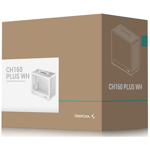 Корпус DeepCool CH160 Plus WH - R-CH160-WHNGM0-G - фото 11