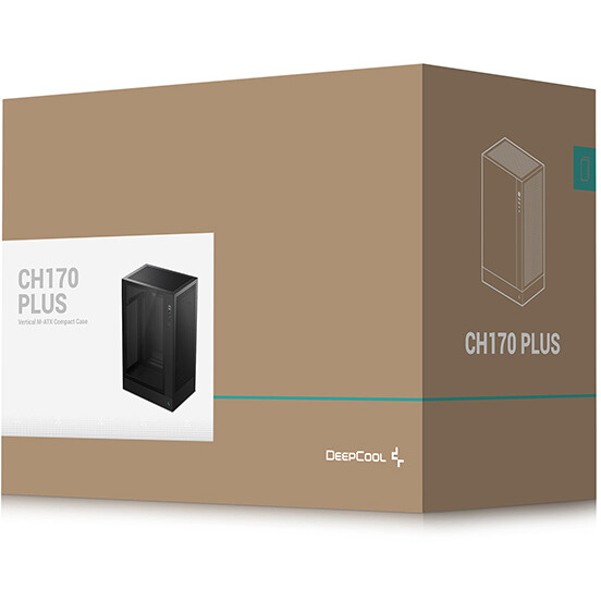 Корпус DeepCool CH170 Plus Black - R-CH170-BKNGM0-G - фото 11