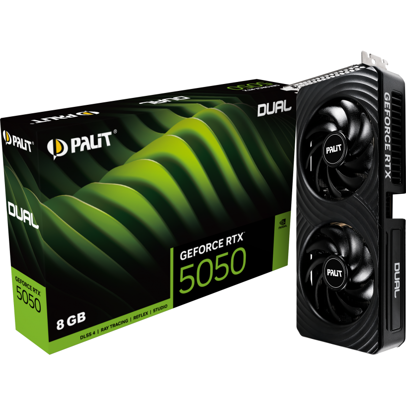 Видеокарта NVIDIA GeForce RTX 5050 Palit Dual 8Gb (NE65050019P1-GB2070D) - фото 11