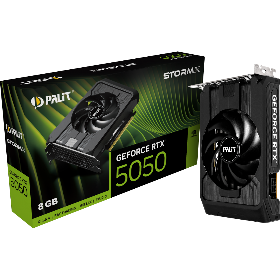 Видеокарта NVIDIA GeForce RTX 5050 Palit StormX 8Gb (NE65050019P1-GB2070F) - фото 9