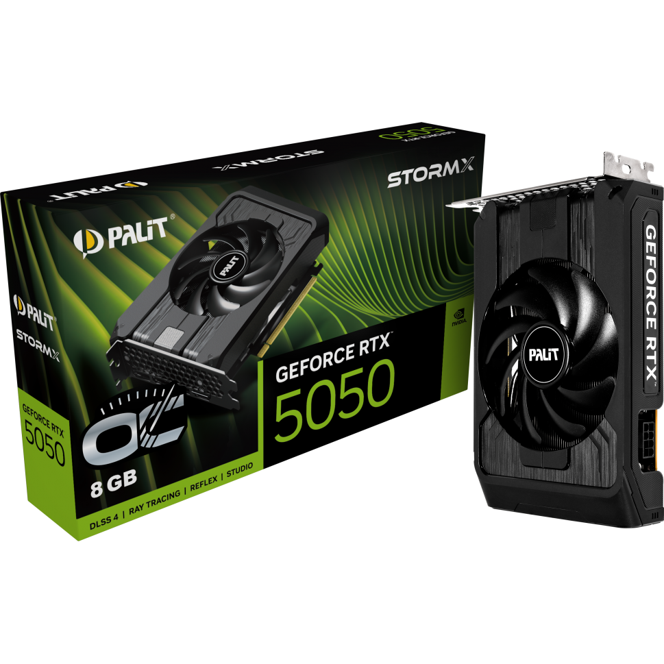 Видеокарта NVIDIA GeForce RTX 5050 Palit StormX OC 8Gb (NE65050T19P1-GB2070F) - фото 9