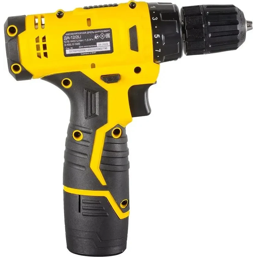 Дрель-шуруповёрт Eurolux ДА-12/2Li - 72/14/38 - фото 2