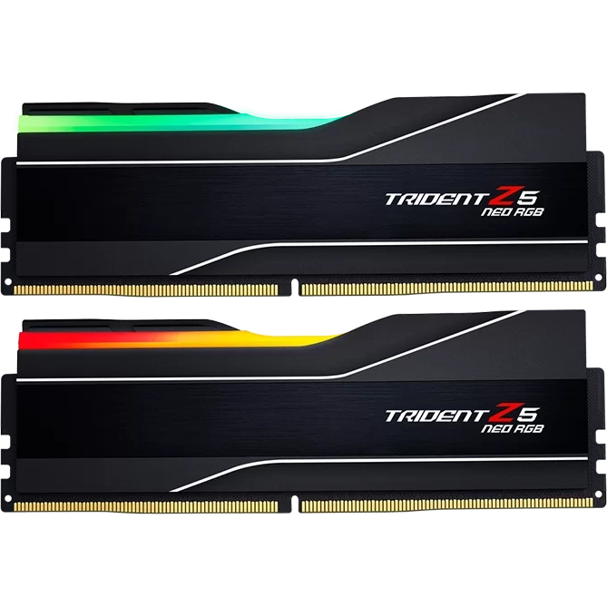 Оперативная память 128GB DDR5 6000MHz G.Skill Trident Z5 Neo RGB (F5-6000J3244G64GX2-TZ5NR) (2x64GB KIT) - фото 2