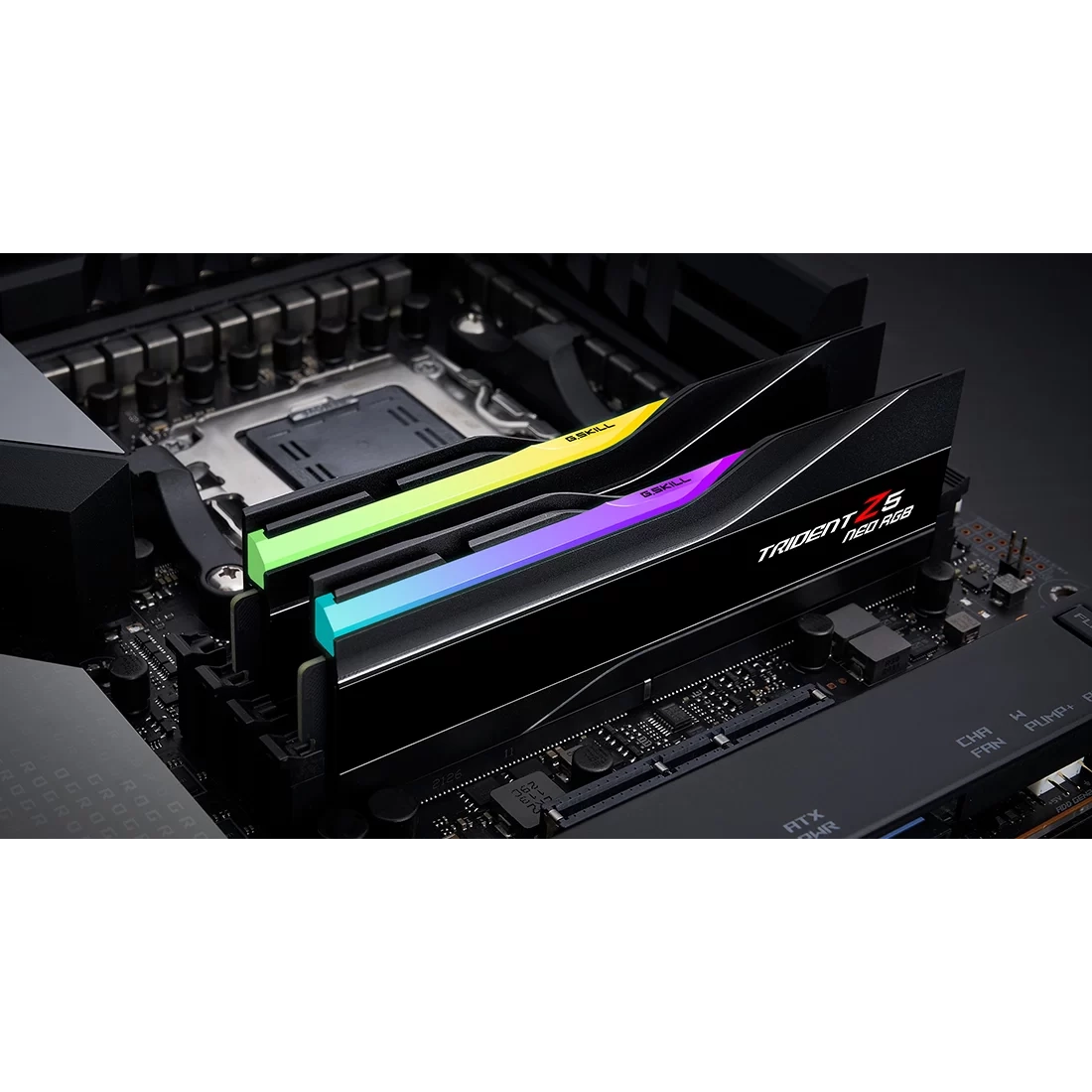 Оперативная память 128Gb DDR5 6000MHz G.Skill Trident Z5 Neo RGB (F5-6000J3444F64GX2-TZ5NR) (2x64Gb KIT) - фото 5